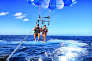 tandem parasailing for two