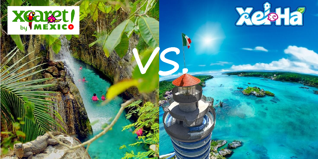 Xcaret versus Xel Ha Comparison