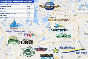 Orlando Disney Attractions Map